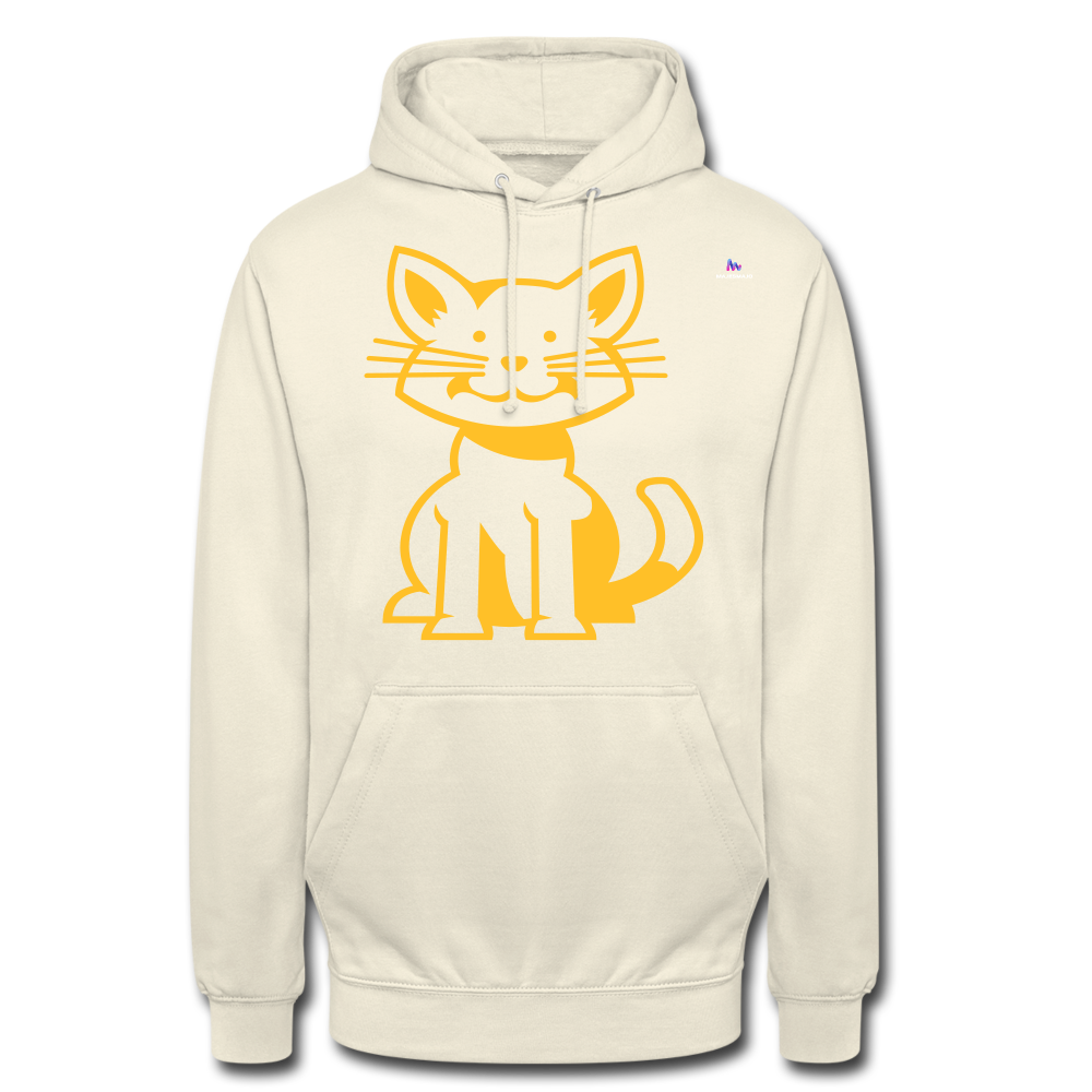 1Sudadera con capucha unisex"cat" - batido de vainilla