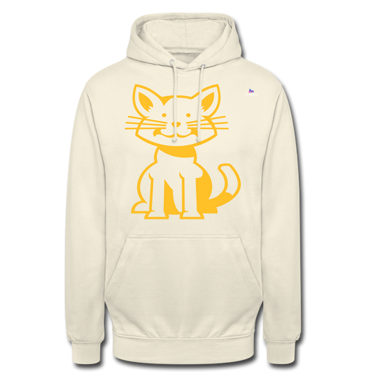 1Sudadera con capucha unisex"cat" - batido de vainilla