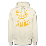 1Sudadera con capucha unisex"cat" - batido de vainilla