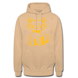 1Sudadera con capucha unisex"cat" - beige