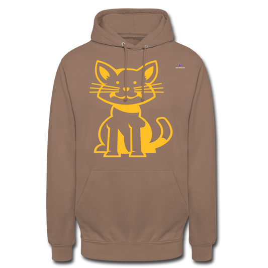 1Sudadera con capucha unisex"cat" - moca