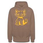 1Sudadera con capucha unisex"cat" - moca