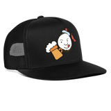 Gorra de camionero"Sailor emoji" - negro/negro