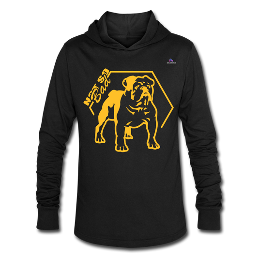 Camiseta con capucha triblend unisex"Not So Bad" - negro