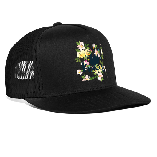 Gorra de camionero"Sudadera con capucha unisex" - negro/negro