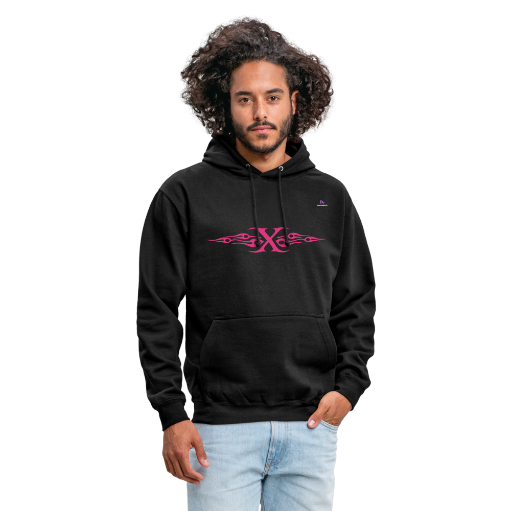 Sudadera con capucha unisex"cross flametribal" - negro