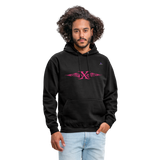 Sudadera con capucha unisex"cross flametribal" - negro