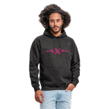 Sudadera con capucha unisex"cross flametribal" - antracita