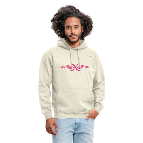 Sudadera con capucha unisex"cross flametribal" - batido de vainilla