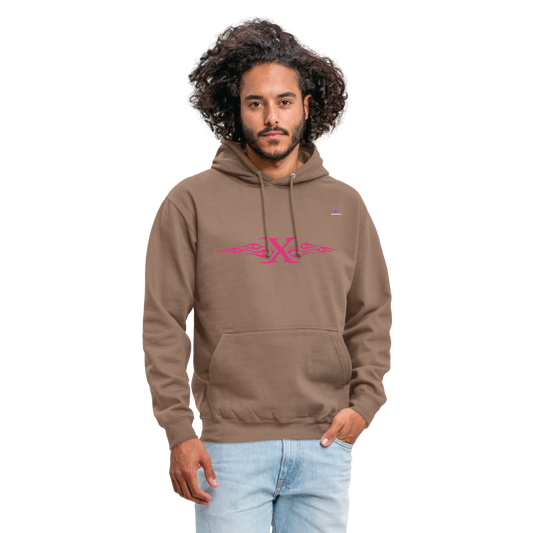 Sudadera con capucha unisex"cross flametribal" - moca
