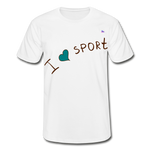 Camiseta de Fruit of the Loom"i love sport" - blanco