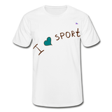 Camiseta de Fruit of the Loom"i love sport" - blanco