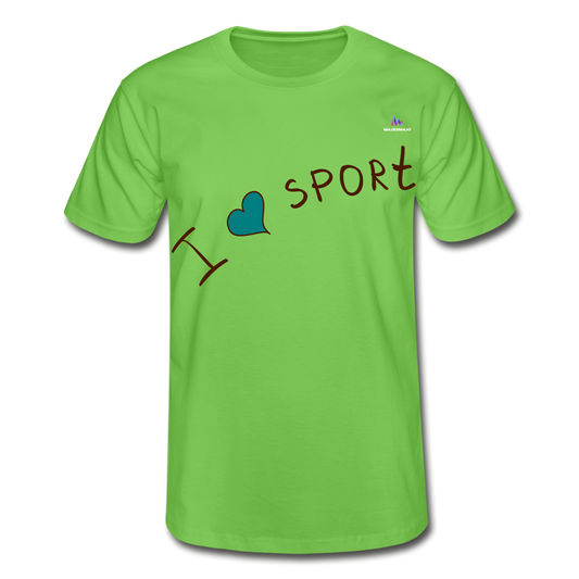 Camiseta de Fruit of the Loom"i love sport" - verde claro
