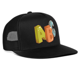 Gorra de camionero"ABC" - negro/negro