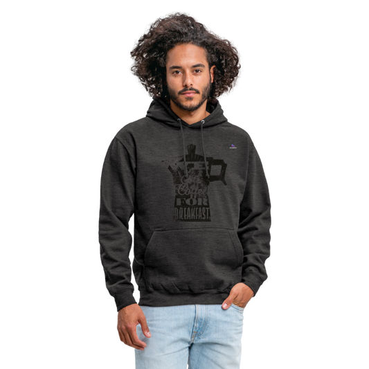 Sudadera con capucha unisex"Coffee" - antracita