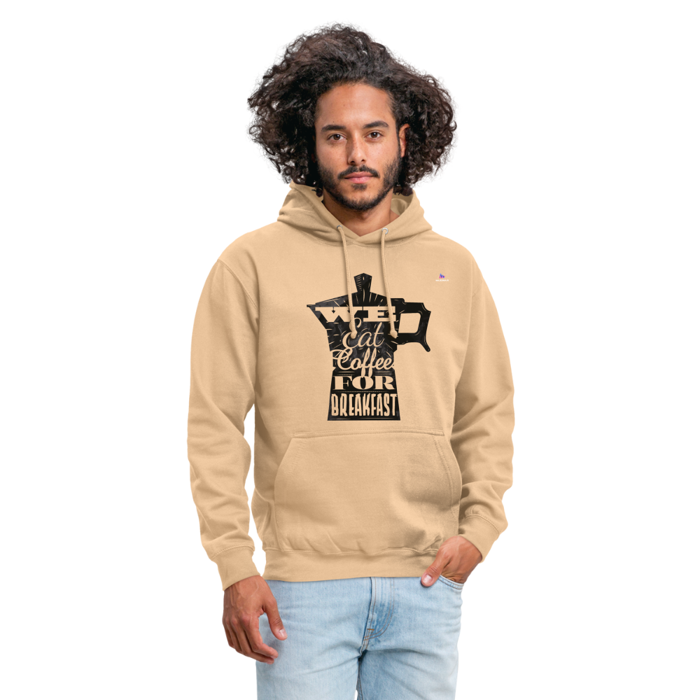 Sudadera con capucha unisex"Coffee" - beige