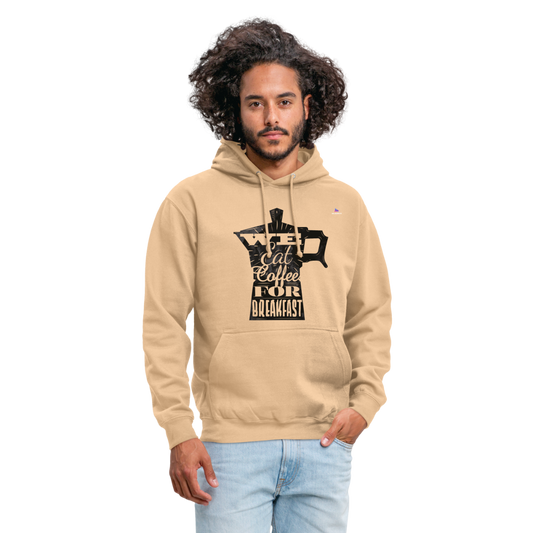 Sudadera con capucha unisex"Coffee" - beige