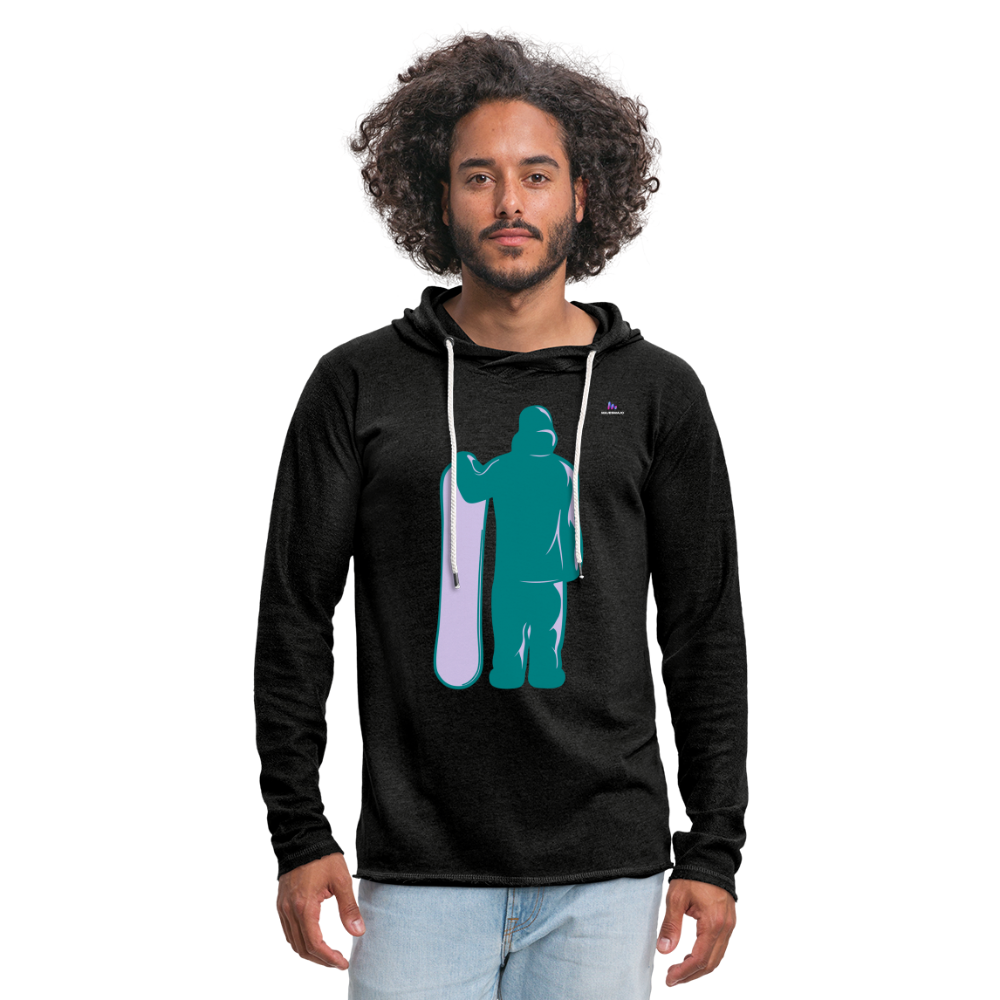 Sudadera ligera unisex con capucha"snowboarder" - antracita