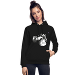 Sudadera con capucha ecológica unisex de Stanley & Stella"Hand with money bag" - negro