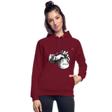 Sudadera con capucha ecológica unisex de Stanley & Stella"Hand with money bag" - rojo burdeos