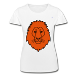 Camiseta para mujer de Fruit of the Loom"Lion head" - blanco