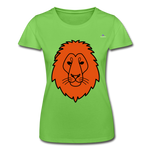 Camiseta para mujer de Fruit of the Loom"Lion head" - verde claro