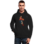 Sudadera con capucha ecológica unisex de Stanley & Stella"Basketballer" - negro