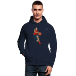 Sudadera con capucha ecológica unisex de Stanley & Stella"Basketballer" - azul marino