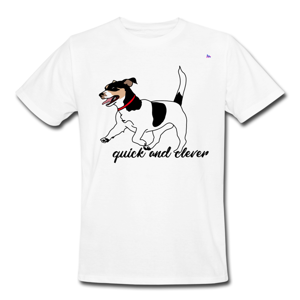 Camiseta de trabajo"jack russel terrier" - blanco