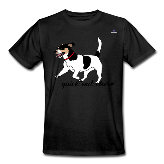 Camiseta de trabajo"jack russel terrier" - negro