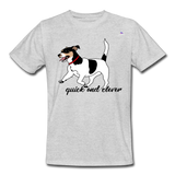 Camiseta de trabajo"jack russel terrier" - gris jaspeado