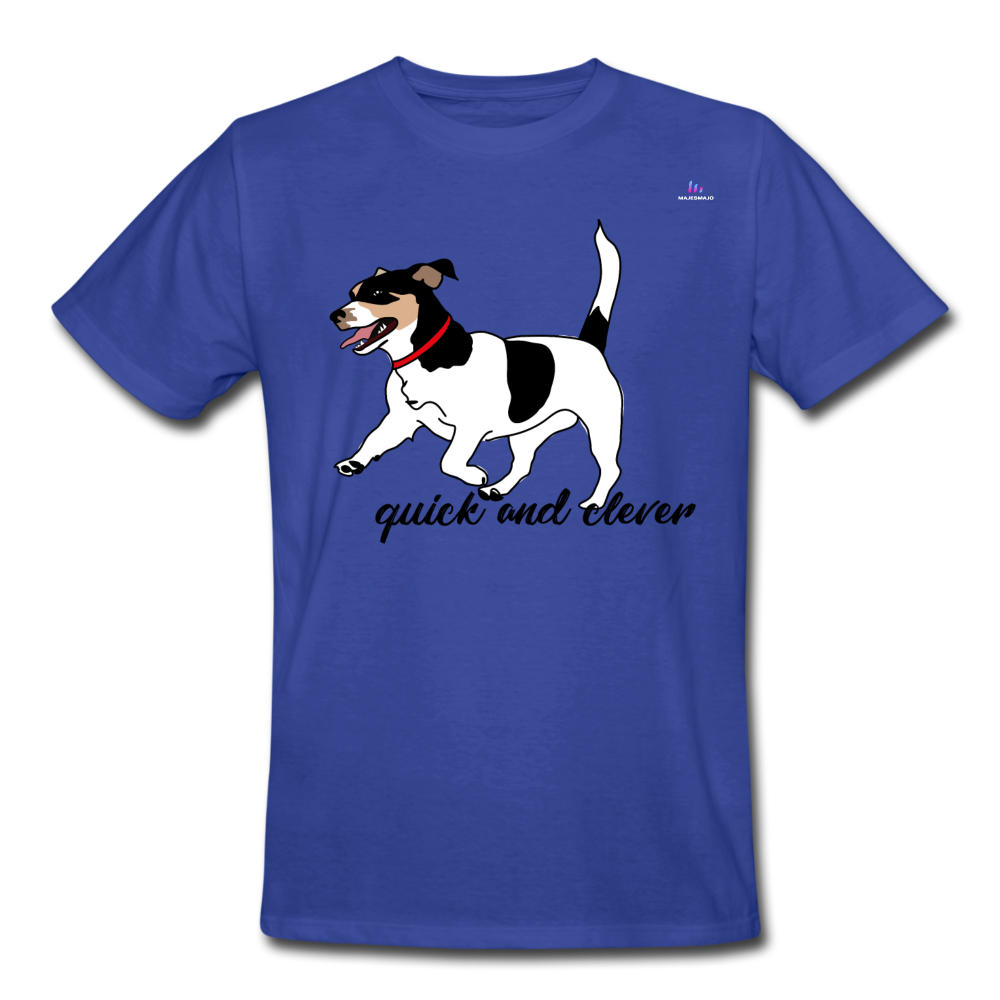 Camiseta de trabajo"jack russel terrier" - azul royal