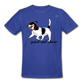 Camiseta de trabajo"jack russel terrier" - azul royal