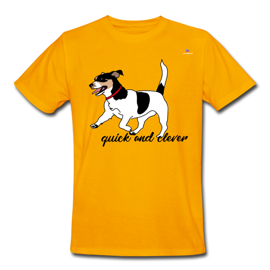 Camiseta de trabajo"jack russel terrier" - dorado