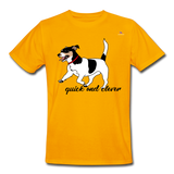 Camiseta de trabajo"jack russel terrier" - dorado