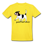 Camiseta de trabajo"jack russel terrier" - amarillo