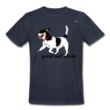 Camiseta de trabajo"jack russel terrier" - azul marino