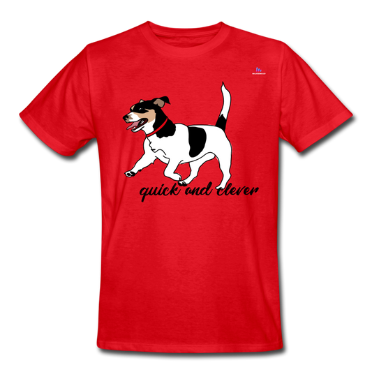 Camiseta de trabajo"jack russel terrier" - rojo