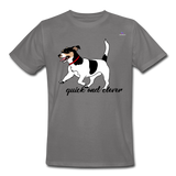 Camiseta de trabajo"jack russel terrier" - gris