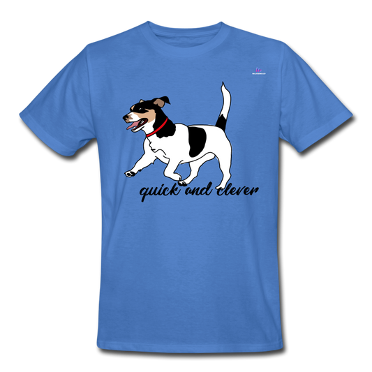 Camiseta de trabajo"jack russel terrier" - azul