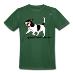 Camiseta de trabajo"jack russel terrier" - verde botella