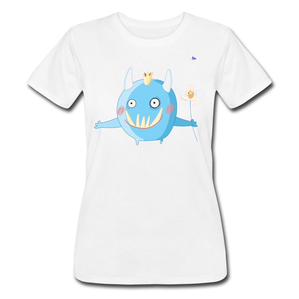 Camiseta para mujer de Bella + Canvas"Monster" - blanco