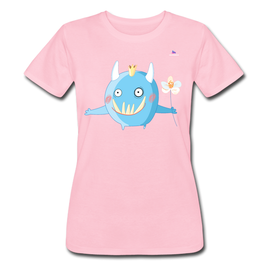 Camiseta para mujer de Bella + Canvas"Monster" - fucsia lady