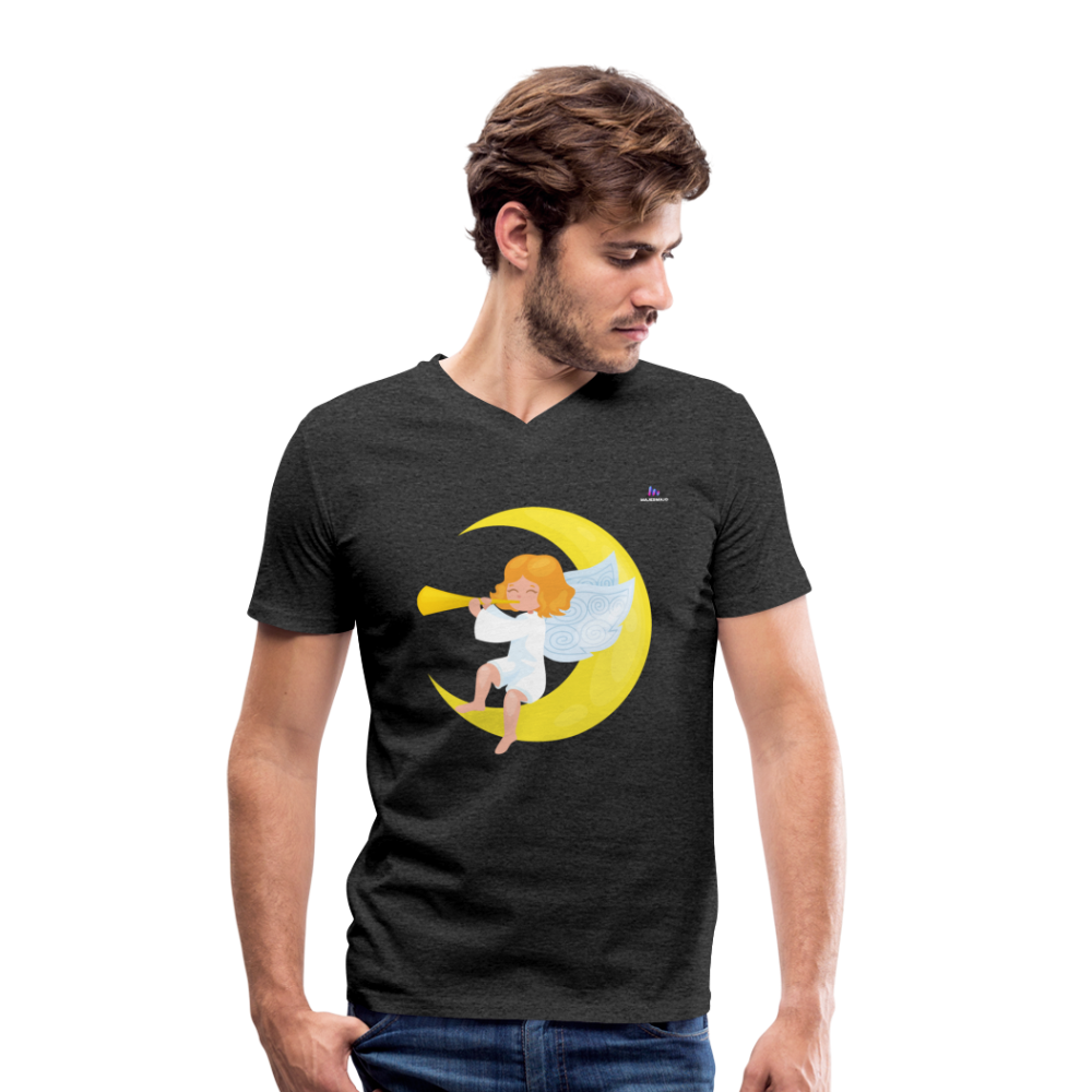 Camiseta ecológica con cuello de pico de Stanley & Stella"angel" - charcoal grey