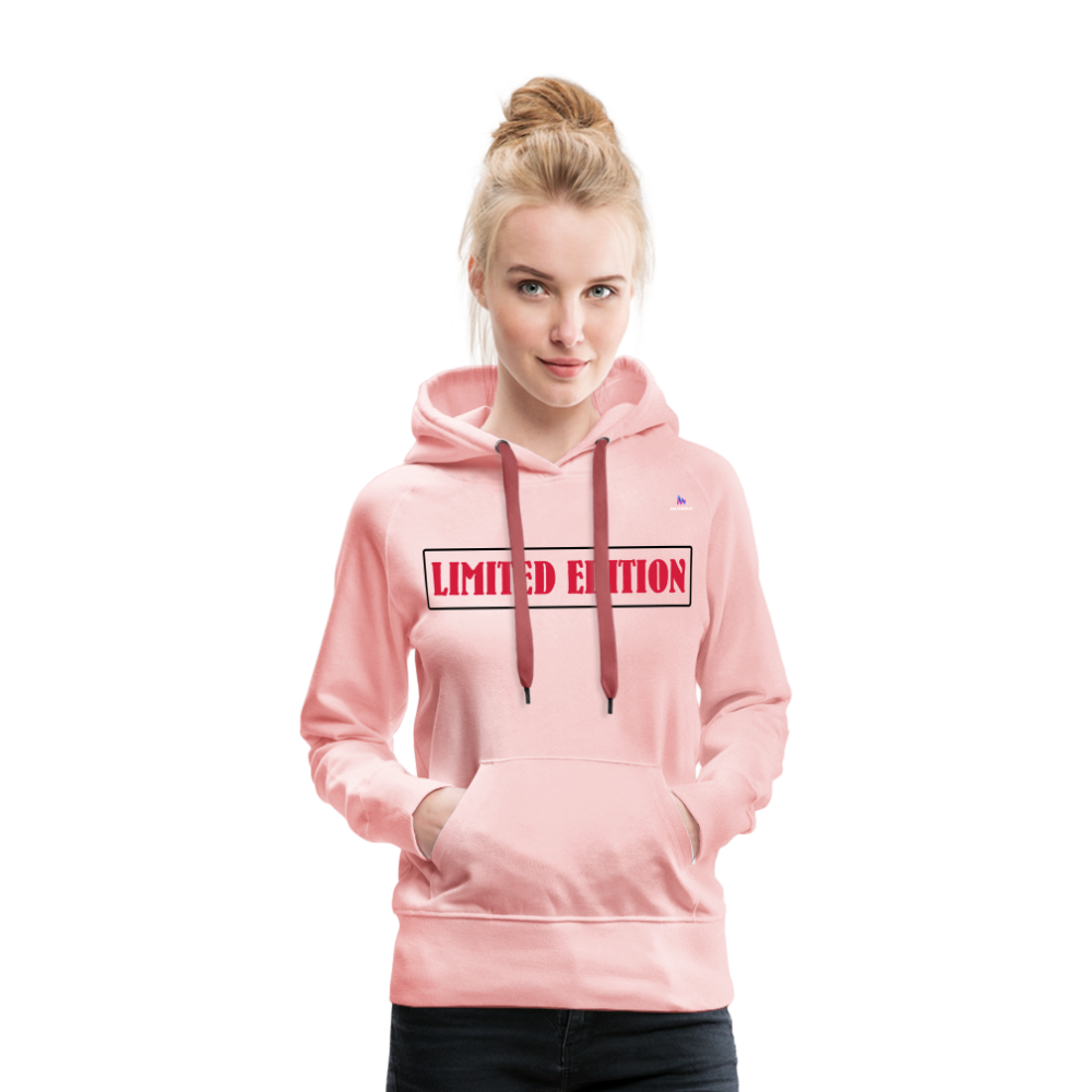 Sudadera con capucha premium"heavy metal" - crystal pink