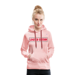 Sudadera con capucha premium"heavy metal" - crystal pink