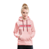 Sudadera con capucha premium"heavy metal" - crystal pink