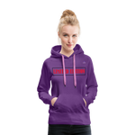 Sudadera con capucha premium"heavy metal" - purple