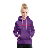 Sudadera con capucha premium"heavy metal" - purple