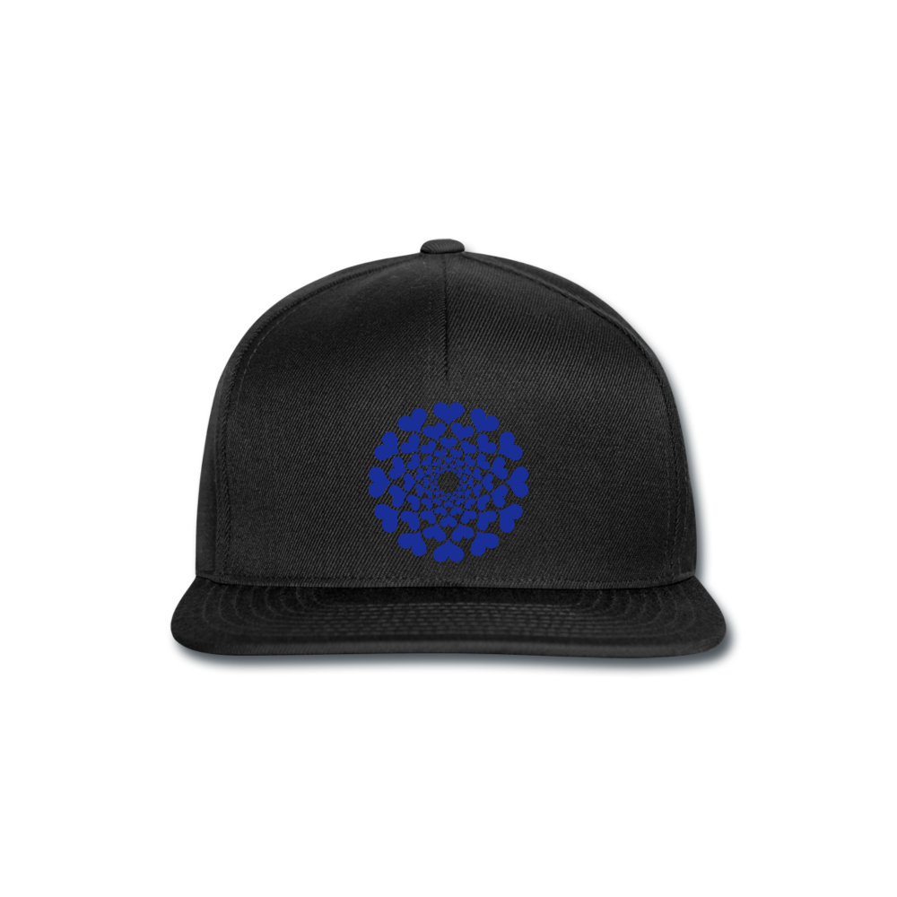 Gorra Snapback"Heart Circle" - black/black